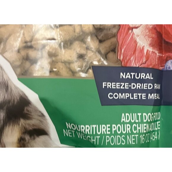Dr. Marty Nature's Blend Freeze Dried Adult Dog Food 16 oz bag x 3 Bags - Picture 4 of 7